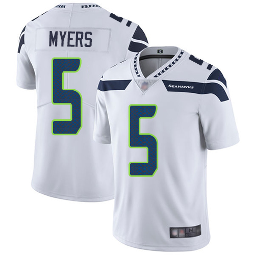 Seattle Seahawks Limited White Men Jason Myers Road Jersey NFL Football #5 Vapor Untouchable